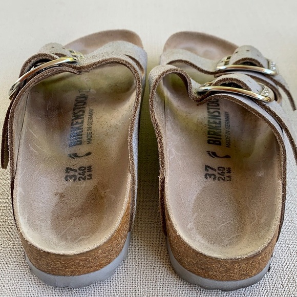 BIRKENSTOCK Arizona Big Buckle Leather Sandals 37 - Picture 3 of 9